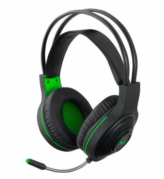 Controlere, Volane si Casti gaming Casti gaming cu microfon Esperanza Thunderbird EGH430 stereo 2m Negru/Verde