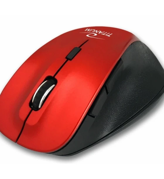 Mouse optic wirelss Esperanza Fornax TM122R 5 butoane USB 1600dpi Rosu