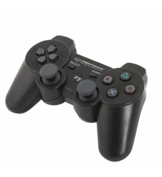 Controlere, Volane si Casti gaming Gamepad Esperanza Marine EGG109K cu vibratii Bluetooth PS3 Negru