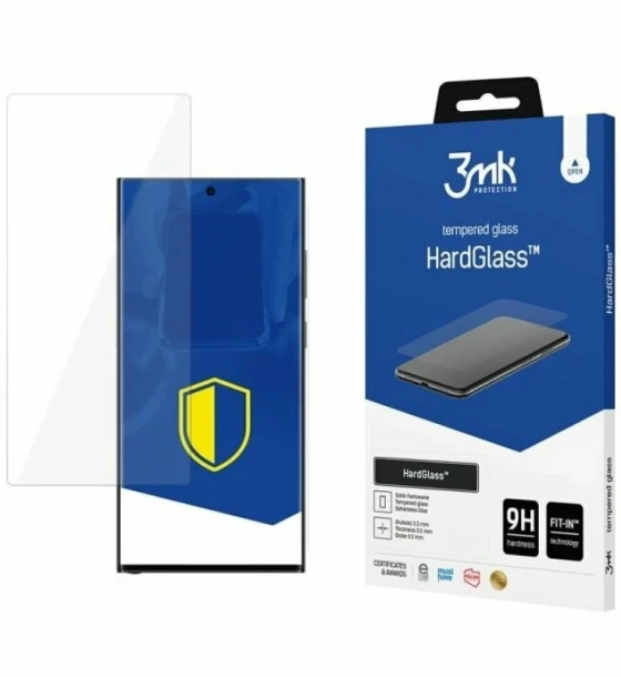 Folie de protectie 3mk HardGlass pentru Samsung Galaxy S24 Ultra Transparent