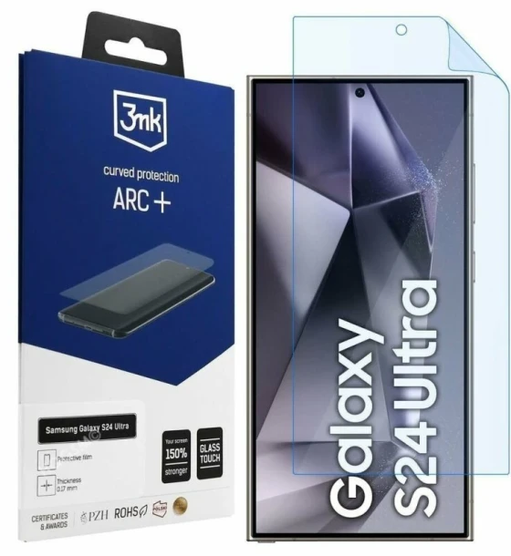 Folie de protectie 3mk ARC+ pentru Samsung Galaxy S24 Ultra