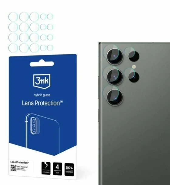 Folie de protectie camera 3mk Lens Protection pentru Samsung Galaxy S24 Ultra