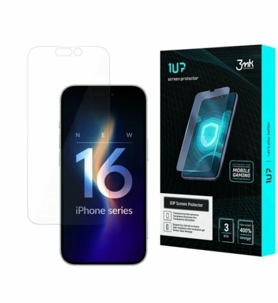 Folie de protectie 3mk 1UP pentru iPhone 16 Pro