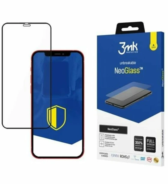 Folie de protectie 3mk NeoGlass pentru iPhone 16 Pro Max Negru