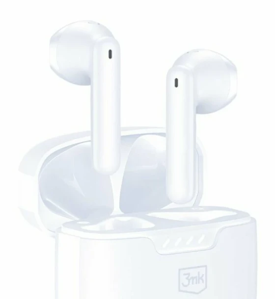 Casca Casti wireless 3mk Movepods Bluetooth 5.4 Alb