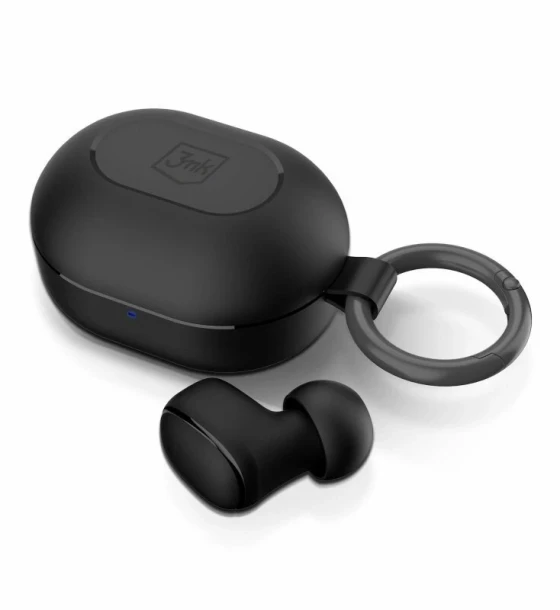 Casca Casti wireless TWS 3mk FlowBuds Bluetooth 6.0 Negru