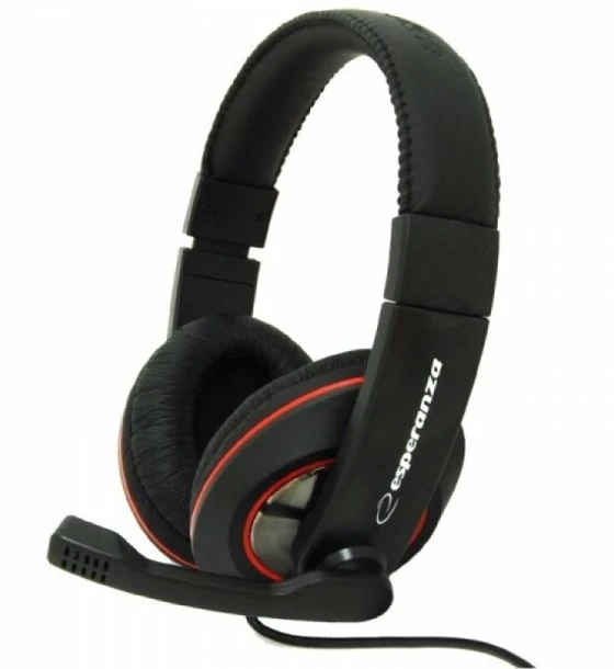 Casca Casti stereo cu microfon Esperanza SONATA EH118 Negru