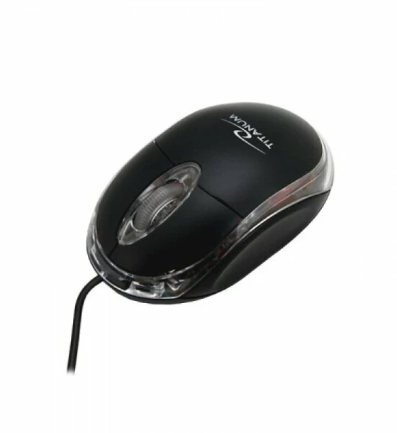 Mouse optic cu fir Esperanza Raptor TM102K 3 butoane Usb 1000dpi Negru/Transparent
