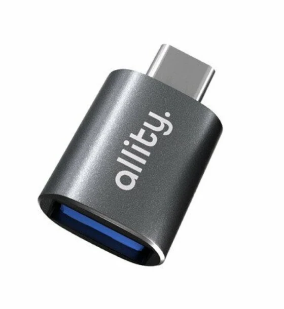 Accesoriu telefoane Adaptor Allity ABA-102 USB 3.0 la USB-C Gri