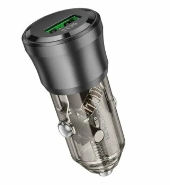 Incarcator auto Borofone BZ23 Noble 18W 3A Negru