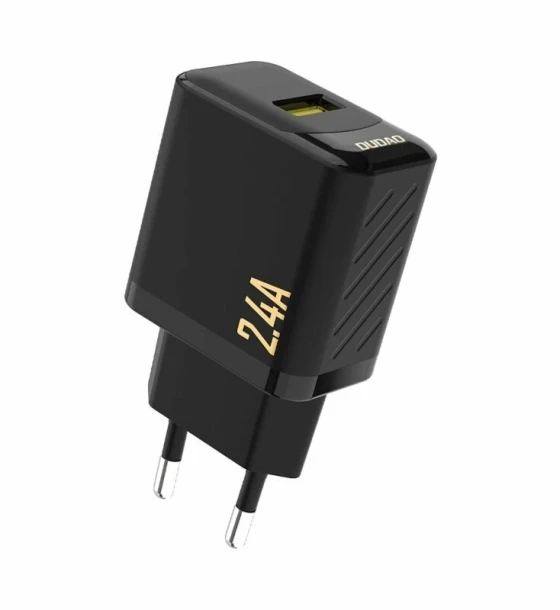 Incarcator retea Dudao A23 USB-A 2.4A Negru