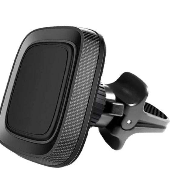 Lemontti Suport Auto Magnetic 360 Flex, prindere la sistemul de ventilatie, Negru