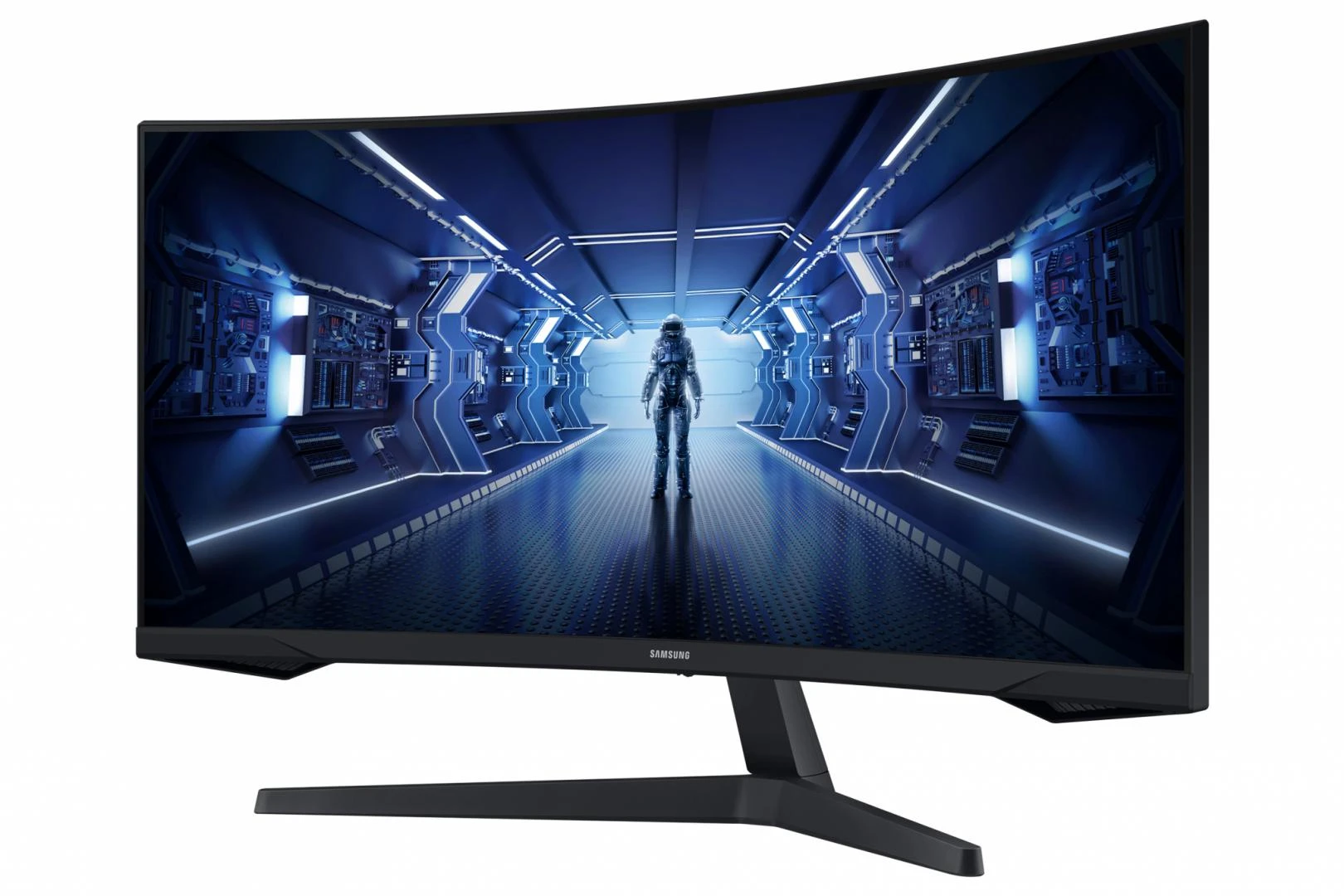 Monitor LED Curbat Samsung Odyssey G5 (2023) LC34G55TWWPXEN, 34inch, 3440x1440, 1ms, Black